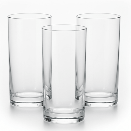 Kitchen Mark Premium Clear Glass Tumbler Set – Modern Kitchen Drinkware, 3 Pieces, 350 ml - Al Kabayel Discount CentreKitchen Mark Premium Clear Glass Tumbler Set – Modern Kitchen Drinkware, 3 Pieces, 350 mlTumblersKITCHEN MARKAl Kabayel Discount Centre