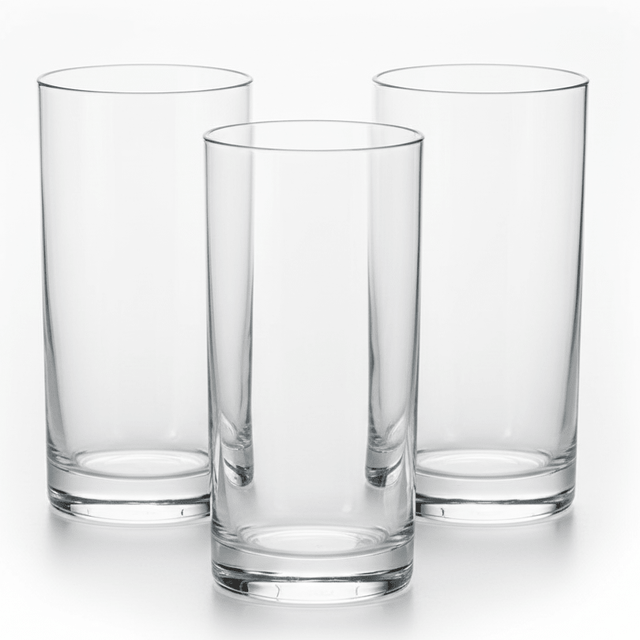 Kitchen Mark Premium Clear Glass Tumbler Set – Modern Kitchen Drinkware, 3 Pieces, 350 ml - Al Kabayel Discount CentreKitchen Mark Premium Clear Glass Tumbler Set – Modern Kitchen Drinkware, 3 Pieces, 350 mlTumblersKITCHEN MARKAl Kabayel Discount Centre