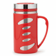 Kitchen Mark Red Insulated Slender Mug – 300ml | Stainless Steel & Plastic Travel Cup with Lid - Al Kabayel Discount CentreKitchen Mark Red Insulated Slender Mug – 300ml | Stainless Steel & Plastic Travel Cup with LidMugsKITCHEN MARKAl Kabayel Discount Centre