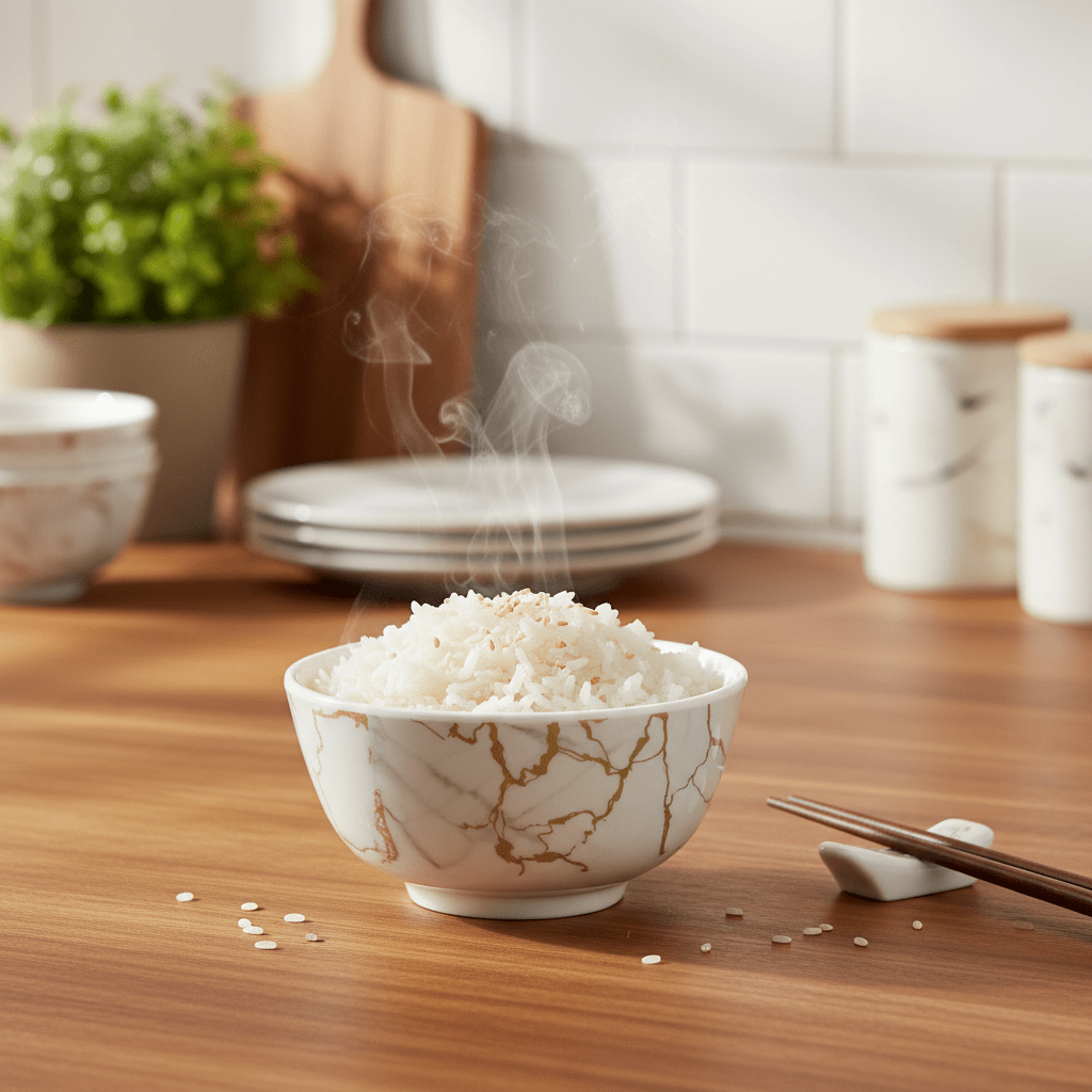 Kitchen Mark Round White Melamine Rice Bowl with Golden Shade Design, Small Serving Bowl for Individual Portions – 3.5 Inch - Al Kabayel Discount CentreKitchen Mark Round White Melamine Rice Bowl with Golden Shade Design, Small Serving Bowl for Individual Portions – 3.5 InchBowlsKITCHEN MARKAl Kabayel Discount Centre
