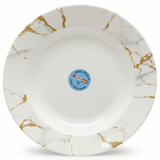 Kitchen Mark Round White Melamine Soup Plate with Golden Shade Design, Strong & Break - Resistant Serving Plate – 11 Inch - Al Kabayel Discount CentreKitchen Mark Round White Melamine Soup Plate with Golden Shade Design, Strong & Break - Resistant Serving Plate – 11 InchPlatesKITCHEN MARKAl Kabayel Discount Centre