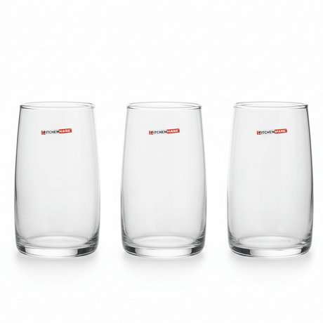 Kitchen Mark Value Pack Clear Glass Tumblers – Family Use Drinking Glasses, 6 Pieces, 175 ml - Al Kabayel Discount CentreKitchen Mark Value Pack Clear Glass Tumblers – Family Use Drinking Glasses, 6 Pieces, 175 mlTumblersKITCHEN MARKAl Kabayel Discount Centre