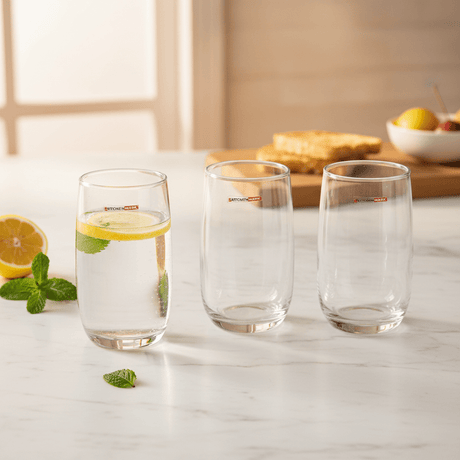 Kitchen Mark Value Pack Clear Glass Tumblers – Family Use Drinking Glasses, 6 Pieces, 175 ml - Al Kabayel Discount CentreKitchen Mark Value Pack Clear Glass Tumblers – Family Use Drinking Glasses, 6 Pieces, 175 mlTumblersKITCHEN MARKAl Kabayel Discount Centre