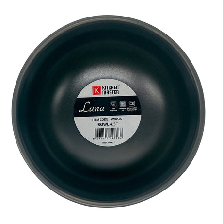 Kitchen Master Luna Porcelain Bowl 4.5", Off - White and Black, SW05LU - Al Kabayel Discount CentreKitchen Master Luna Porcelain Bowl 4.5", Off - White and Black, SW05LUBowlsKITCHEN MASTERAl Kabayel Discount Centre