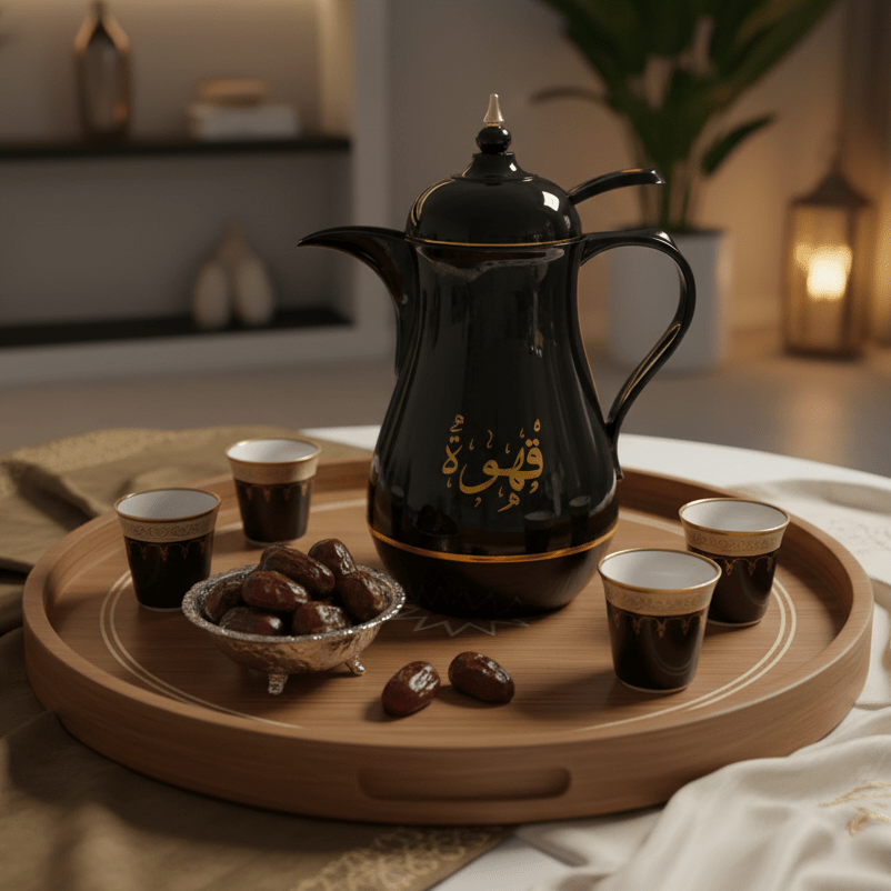 Kitchenmark 1 Liter Thermal Vacuum Flask – Black with Gold 'Coffee' Lettering – Premium Insulated Flask - Al Kabayel Discount CentreKitchenmark 1 Liter Thermal Vacuum Flask – Black with Gold 'Coffee' Lettering – Premium Insulated FlaskThermosKITCHENMARKAl Kabayel Discount Centre