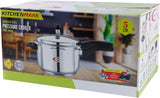 Kitchenmark 5L 304 Stainless Steel Pressure Cooker – Triply Bottom Induction Base - Al Kabayel Discount CentreKitchenmark 5L 304 Stainless Steel Pressure Cooker – Triply Bottom Induction BasePressure CookersKITCHENMARKAl Kabayel Discount Centre