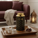 Kitchenmark Black & Gold Vacuum Flask - 1 Litre / 1.3 Litre / 1.6 Litre - Al Kabayel Discount CentreKitchenmark Black & Gold Vacuum Flask - 1 Litre / 1.3 Litre / 1.6 LitreThermosKITCHEN MARKAl Kabayel Discount Centre