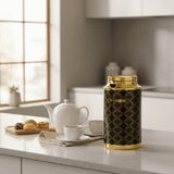 Kitchenmark Black & Gold Vacuum Flask - 1 Litre / 1.3 Litre / 1.6 Litre - Al Kabayel Discount CentreKitchenmark Black & Gold Vacuum Flask - 1 Litre / 1.3 Litre / 1.6 LitreThermosKITCHEN MARKAl Kabayel Discount Centre