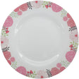 Kitchenmark Melamine Round Dinner Plate - 26CM - White&Pink  - Al Kabayel Discount CentreKitchenmark Melamine Round Dinner Plate - 26CM - White&Pink PlatesKITCHENMARKAl Kabayel Discount Centre