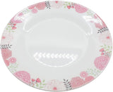 Kitchenmark Melamine Round Dinner Plate - 26CM - White&Pink  - Al Kabayel Discount CentreKitchenmark Melamine Round Dinner Plate - 26CM - White&Pink PlatesKITCHENMARKAl Kabayel Discount Centre