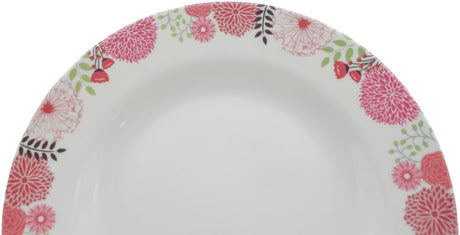 Kitchenmark Melamine Round Side Plate - 20CM - White&Pink - Al Kabayel Discount CentreKitchenmark Melamine Round Side Plate - 20CM - White&PinkPlatesKITCHENMARKAl Kabayel Discount Centre