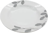 Kitchenmark Melamine Round Soup Plate - 23CM - White&Grey  - Al Kabayel Discount CentreKitchenmark Melamine Round Soup Plate - 23CM - White&Grey PlatesKITCHENMARKAl Kabayel Discount Centre