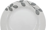 Kitchenmark Melamine Round Soup Plate - 26CM - White&Grey  - Al Kabayel Discount CentreKitchenmark Melamine Round Soup Plate - 26CM - White&Grey PlatesKITCHENMARKAl Kabayel Discount Centre