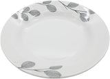 Kitchenmark Melamine Round Soup Plate - 26CM - White&Grey  - Al Kabayel Discount CentreKitchenmark Melamine Round Soup Plate - 26CM - White&Grey PlatesKITCHENMARKAl Kabayel Discount Centre