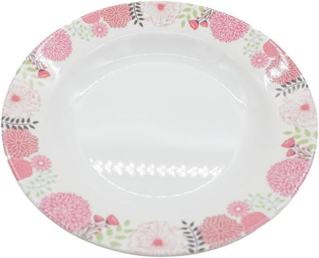 Kitchenmark Melamine Round Soup Plate - 28CM - Pink&White - Al Kabayel Discount CentreKitchenmark Melamine Round Soup Plate - 28CM - Pink&WhitePlatesKITCHENMARKAl Kabayel Discount Centre