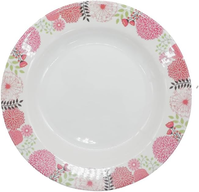 Kitchenmark Melamine Round Soup Plate - 28CM - Pink&White - Al Kabayel Discount CentreKitchenmark Melamine Round Soup Plate - 28CM - Pink&WhitePlatesKITCHENMARKAl Kabayel Discount Centre