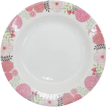 Kitchenmark Melamine Round Soup Plate - 28CM - Pink&White - Al Kabayel Discount CentreKitchenmark Melamine Round Soup Plate - 28CM - Pink&WhitePlatesKITCHENMARKAl Kabayel Discount Centre