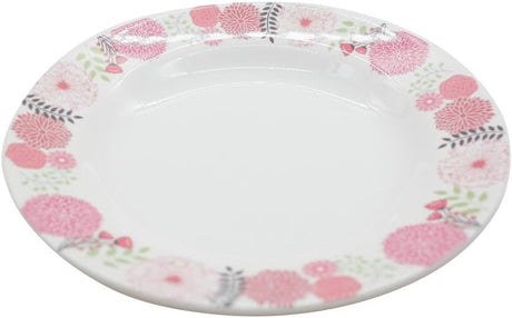 Kitchenmark Melamine Round Soup Plate - 29CM - White&Pink - Al Kabayel Discount CentreKitchenmark Melamine Round Soup Plate - 29CM - White&PinkPlatesKITCHENMARKAl Kabayel Discount Centre