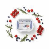 Kitchenmark Rectangular Glass Food Storage Container with Airtight Lid – Compact and Practical – 640 ml - Al Kabayel Discount CentreKitchenmark Rectangular Glass Food Storage Container with Airtight Lid – Compact and Practical – 640 mlFood ContainersKITCHEN MARKAl Kabayel Discount Centre