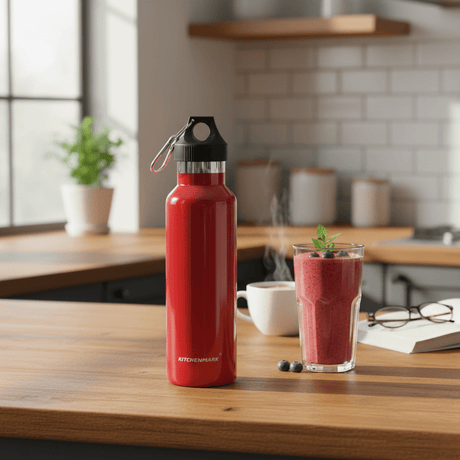 Kitchenmark Red Vacuum Insulated Water Bottle - 580ml - Al Kabayel Discount CentreKitchenmark Red Vacuum Insulated Water Bottle - 580mlWater BottlesKITCHENMARKAl Kabayel Discount Centre