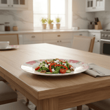 Kitchenmark White Melamine Dinner Plate – Pink Floral Design | 10 Inch - Al Kabayel Discount CentreKitchenmark White Melamine Dinner Plate – Pink Floral Design | 10 InchPlatesKITCHENMARKAl Kabayel Discount Centre