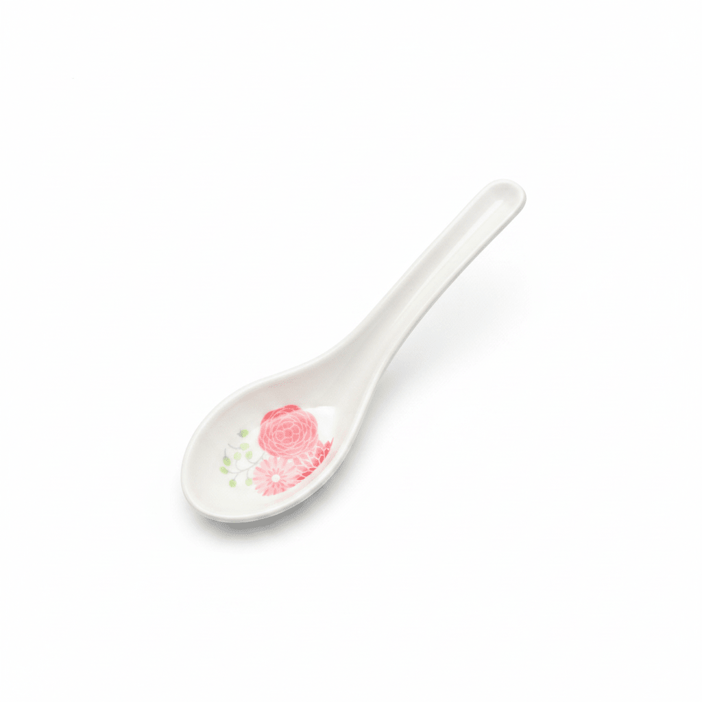 Kitchenmark White Melamine Soup Spoon – Pink Floral Design | 13.5cm - Al Kabayel Discount CentreKitchenmark White Melamine Soup Spoon – Pink Floral Design | 13.5cmSpatulas And SpoonsKITCHENMARKAl Kabayel Discount Centre