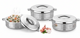 Kiyan Star Royal Casserole – 3 - Piece Stainless Steel Insulated Hot Pot Set (2.5L / 3.5L / 5L) - Al Kabayel Discount CentreKiyan Star Royal Casserole – 3 - Piece Stainless Steel Insulated Hot Pot Set (2.5L / 3.5L / 5L)CasserolesKIYANAl Kabayel Discount Centre