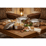 Kiyan Star Royal Casserole – 3 - Piece Stainless Steel Insulated Hot Pot Set (2.5L / 3.5L / 5L) - Al Kabayel Discount CentreKiyan Star Royal Casserole – 3 - Piece Stainless Steel Insulated Hot Pot Set (2.5L / 3.5L / 5L)CasserolesKIYANAl Kabayel Discount Centre