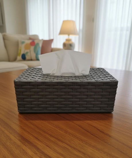 KLINEX Plastic Tissue Box – Sleek Gray Color Modern Design, Durable & Easy to Clean for Home, Office or Car Use - Al Kabayel Discount CentreKLINEX Plastic Tissue Box – Sleek Gray Color Modern Design, Durable & Easy to Clean for Home, Office or Car UseHome Décor AccentsKLINEXAl Kabayel Discount Centre