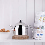 KORKMAZ Droppa Stainless Steel Tea Pot 1.1 Liter, Induction Base - Al Kabayel Discount CentreKORKMAZ Droppa Stainless Steel Tea Pot 1.1 Liter, Induction BaseTea/Coffee PotsKORKMAZAl Kabayel Discount Centre