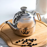 KORKMAZ Droppa Stainless Steel Tea Pot 1.1 Liter, Induction Base - Al Kabayel Discount CentreKORKMAZ Droppa Stainless Steel Tea Pot 1.1 Liter, Induction BaseTea/Coffee PotsKORKMAZAl Kabayel Discount Centre