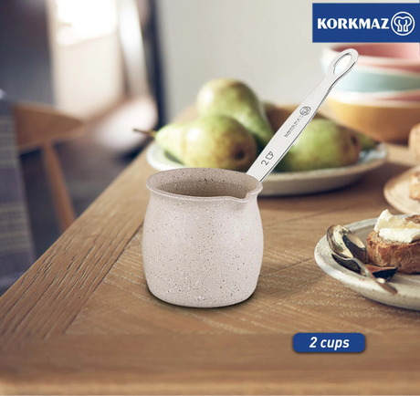 KORKMAZ Granite Coating Coffee Warmer, 2Cup Capacity - Al Kabayel Discount CentreKORKMAZ Granite Coating Coffee Warmer, 2Cup CapacityTea/Coffee PotsKORKMAZAl Kabayel Discount Centre