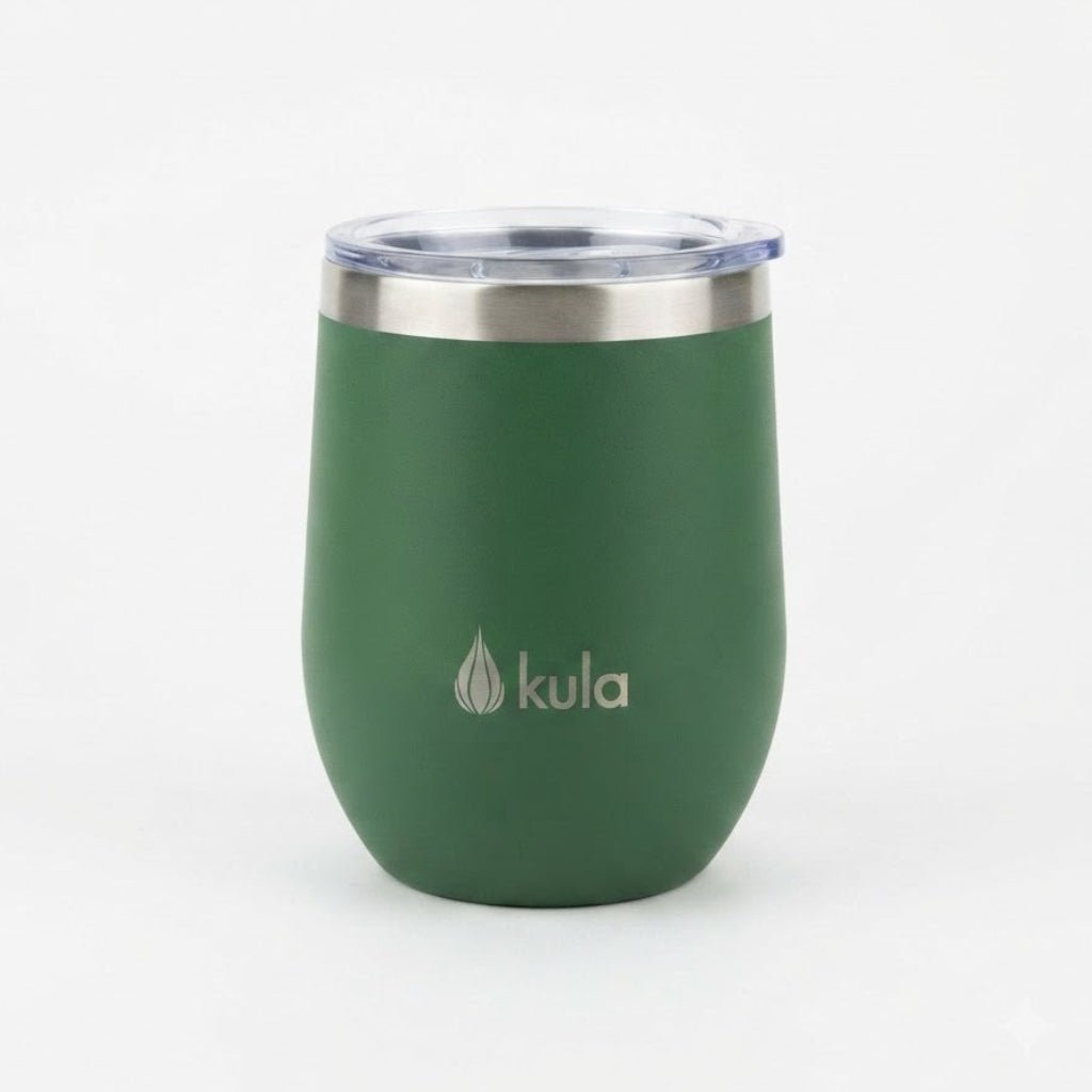 Kula Stainless Steel Travel Mug 320ml - Light Blue / Dark Green / Olive Green - Al Kabayel Discount CentreKula Stainless Steel Travel Mug 320ml - Light Blue / Dark Green / Olive GreenMugsKULAAl Kabayel Discount Centre