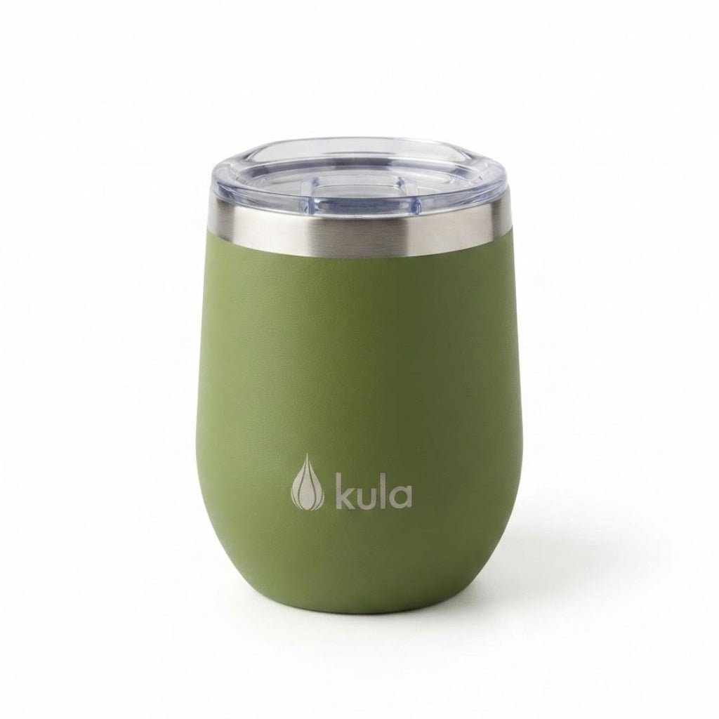 Kula Stainless Steel Travel Mug 320ml - Light Blue / Dark Green / Olive Green - Al Kabayel Discount CentreKula Stainless Steel Travel Mug 320ml - Light Blue / Dark Green / Olive GreenMugsKULAAl Kabayel Discount Centre
