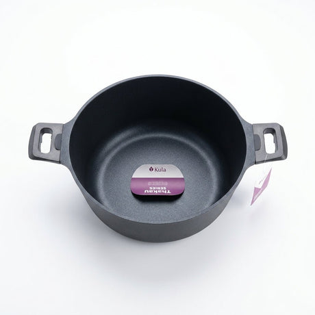 Kula Thermo Series Non-Stick Cooking Pot 24 cm with Glass Lid - Al Kabayel Discount CentreKula Thermo Series Non-Stick Cooking Pot 24 cm with Glass LidCasserolesKULAAl Kabayel Discount Centre