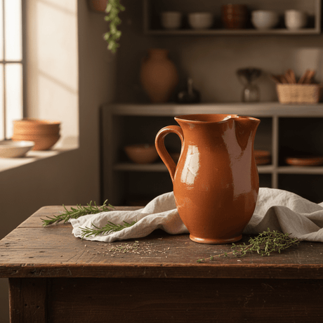 La Dehesa Artisan Brown Clay Jarra Jug – Small Rustic Serving Pitcher | Made in Spain | 0.5L - Al Kabayel Discount CentreLa Dehesa Artisan Brown Clay Jarra Jug – Small Rustic Serving Pitcher | Made in Spain | 0.5LJugsLA DEHESAAl Kabayel Discount Centre