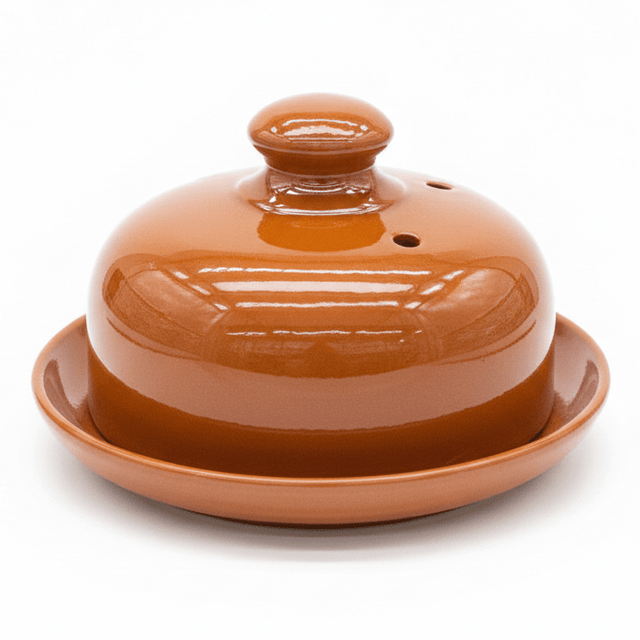 La Dehesa Brown Clay Cheese Serving Dish Rustic Table Plate | Made in Spain | 20cm - Al Kabayel Discount CentreLa Dehesa Brown Clay Cheese Serving Dish Rustic Table Plate | Made in Spain | 20cmPlatesLA DEHESAAl Kabayel Discount Centre