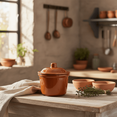 La Dehesa Brown Clay Storage Jar with Lid | 450ml | Made in Spain - Al Kabayel Discount CentreLa Dehesa Brown Clay Storage Jar with Lid | 450ml | Made in SpainJars & Food SaversLA DEHESAAl Kabayel Discount Centre