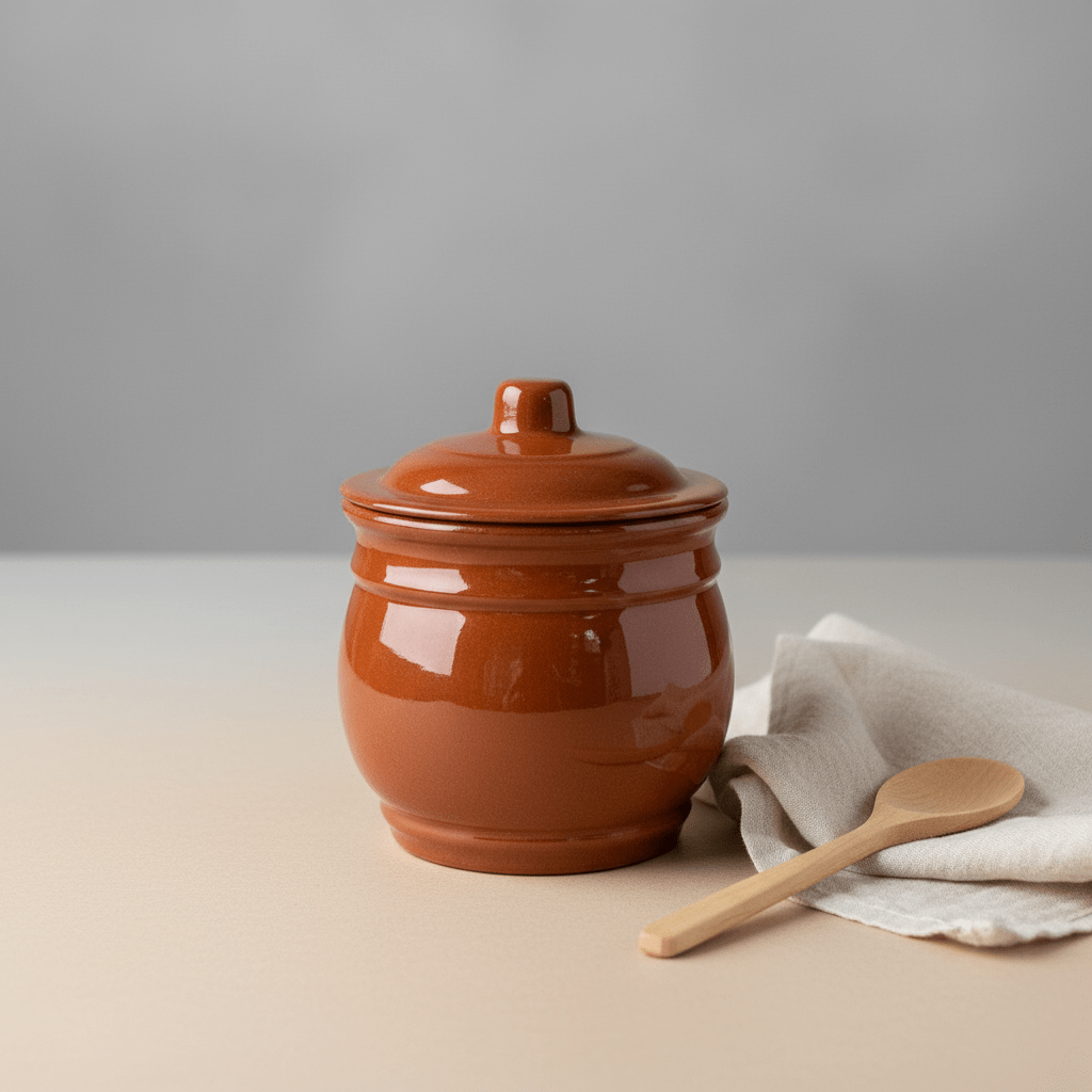 La Dehesa Brown Clay Storage Jar with Lid Rustic Kitchen Container | Made in Spain |230ml - Al Kabayel Discount CentreLa Dehesa Brown Clay Storage Jar with Lid Rustic Kitchen Container | Made in Spain |230mlJars & Food SaversLA DEHESAAl Kabayel Discount Centre