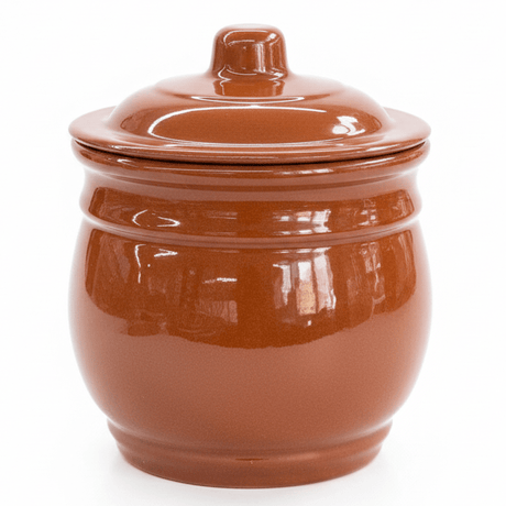 La Dehesa Brown Clay Storage Jar with Lid Rustic Kitchen Container | Made in Spain |230ml - Al Kabayel Discount CentreLa Dehesa Brown Clay Storage Jar with Lid Rustic Kitchen Container | Made in Spain |230mlJars & Food SaversLA DEHESAAl Kabayel Discount Centre