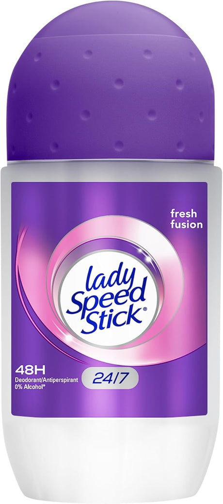 Lady Speed Stick Fresh Fusion Antiperspirant Deodorant Roll On For Women - 50ML - Al Kabayel Discount CentreLady Speed Stick Fresh Fusion Antiperspirant Deodorant Roll On For Women - 50MLDeodorants & AntiperspirantsLADY SPEED STICKAl Kabayel Discount Centre