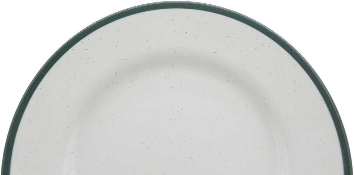 Landreen Melamine Round Dessert Dinner Plate - 20CM - White&Grey - Al Kabayel Discount CentreLandreen Melamine Round Dessert Dinner Plate - 20CM - White&GreyPlatesLANDREENAl Kabayel Discount Centre