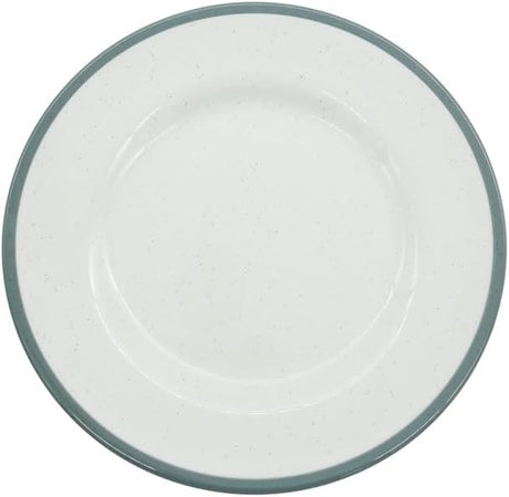 Landreen Melamine Round Dessert Dinner Plate - 20CM - White&Grey - Al Kabayel Discount CentreLandreen Melamine Round Dessert Dinner Plate - 20CM - White&GreyPlatesLANDREENAl Kabayel Discount Centre
