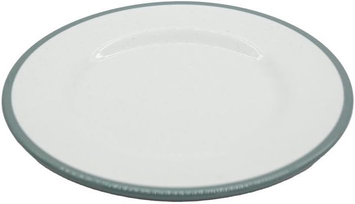 Landreen Melamine Round Dessert Dinner Plate - 20CM - White&Grey - Al Kabayel Discount CentreLandreen Melamine Round Dessert Dinner Plate - 20CM - White&GreyPlatesLANDREENAl Kabayel Discount Centre