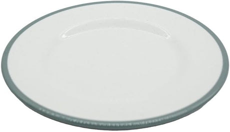 Landreen Melamine Round Dessert Dinner Plate - 20CM - White&Grey - Al Kabayel Discount CentreLandreen Melamine Round Dessert Dinner Plate - 20CM - White&GreyPlatesLANDREENAl Kabayel Discount Centre