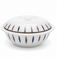 Landreen White with Navy Blue and Brown Leaf Print Melamine Bowl with Lid 10 Inch Covered Bowl for Storage and Serving - Al Kabayel Discount CentreLandreen White with Navy Blue and Brown Leaf Print Melamine Bowl with Lid 10 Inch Covered Bowl for Storage and ServingBowlsLANDREENAl Kabayel Discount Centre
