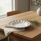 Landreen White with Navy Blue and Brown Leaf Print Round Melamine Soup Plate 8 Inch Compact Soup Dish - Al Kabayel Discount CentreLandreen White with Navy Blue and Brown Leaf Print Round Melamine Soup Plate 8 Inch Compact Soup DishPlatesLANDREENAl Kabayel Discount Centre