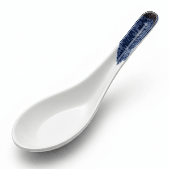 Landreen White with Navy Blue Print Soup Spoon 14 cm Lightweight Serving Spoon for Soups and Stews - Al Kabayel Discount CentreLandreen White with Navy Blue Print Soup Spoon 14 cm Lightweight Serving Spoon for Soups and StewsSpoonsLANDREENAl Kabayel Discount Centre