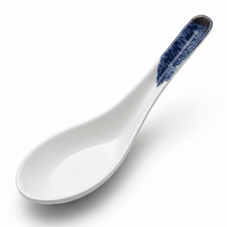Landreen White with Navy Blue Print Soup Spoon 14 cm Lightweight Serving Spoon for Soups and Stews - Al Kabayel Discount CentreLandreen White with Navy Blue Print Soup Spoon 14 cm Lightweight Serving Spoon for Soups and StewsSpoonsLANDREENAl Kabayel Discount Centre