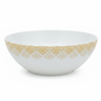 Larah by Borosil White & Gold Opalware Serving Bowl 8 Inch - Al Kabayel Discount CentreLarah by Borosil White & Gold Opalware Serving Bowl 8 InchBowlsBOROSILAl Kabayel Discount Centre